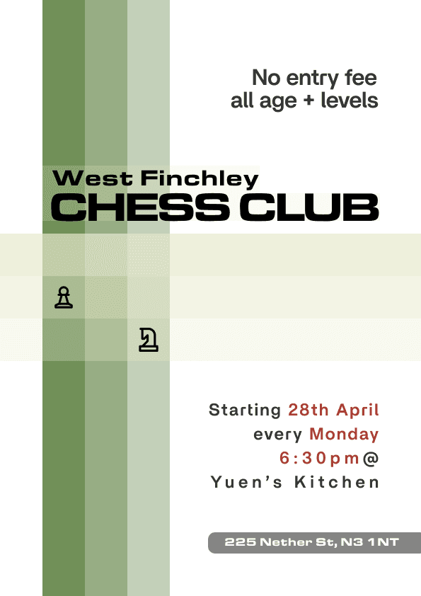 Final chess club poster design